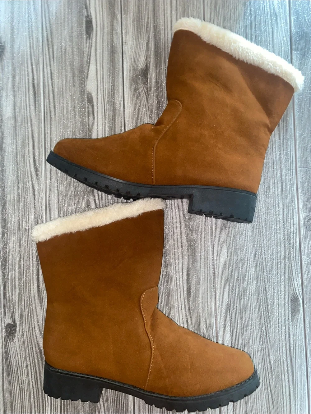 Unknown chestnut suede